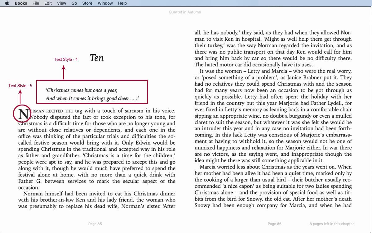 2. ebook sample of simple style 2