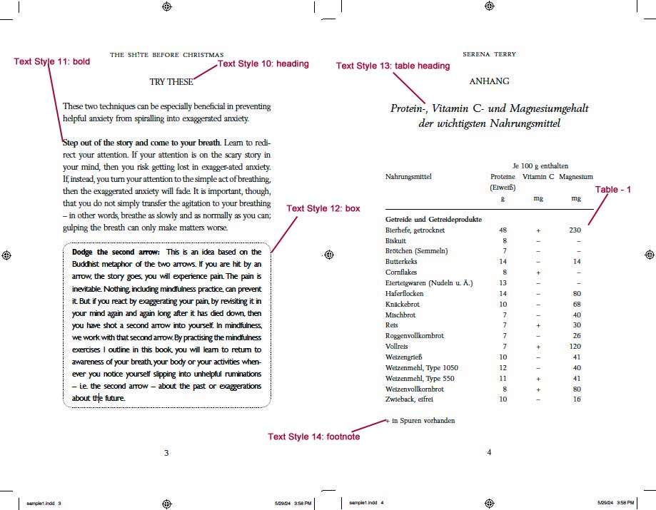 7. Typesetting sample of  complex style 2